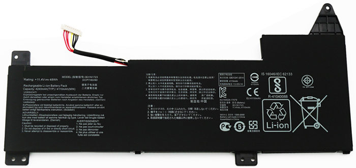 OEM Laptop Battery Replacement for  asus VivoBook K570ZD