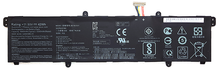 OEM Laptop Battery Replacement for  asus VivoBook Flip 14 TP410UA