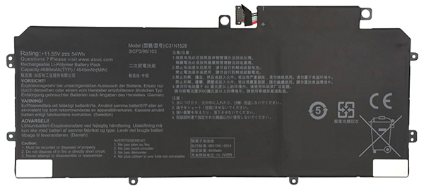 OEM Laptop Battery Replacement for  asus ZenBook Flip UX360CA C4008T
