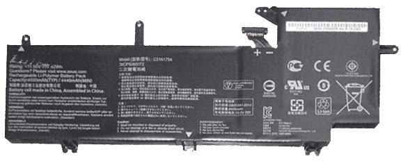 OEM Laptop Battery Replacement for  asus UX561UD BO006R