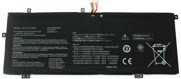OEM Laptop Battery Replacement for  ASUS C41N1825