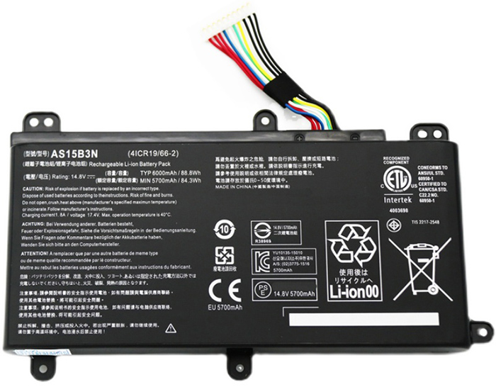 OEM Laptop Battery Replacement for  acer KT.00803.004