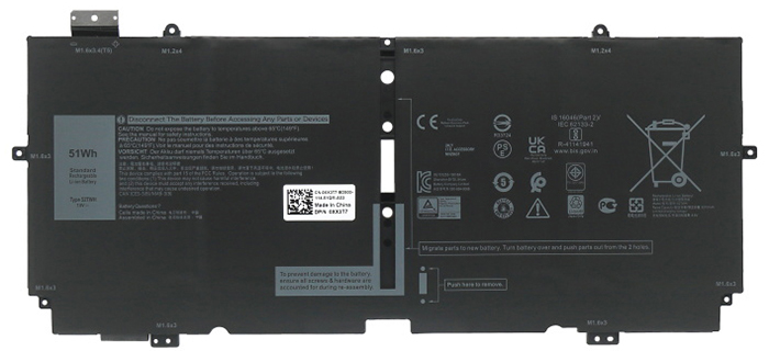 OEM Laptop Battery Replacement for  Dell 52TWH