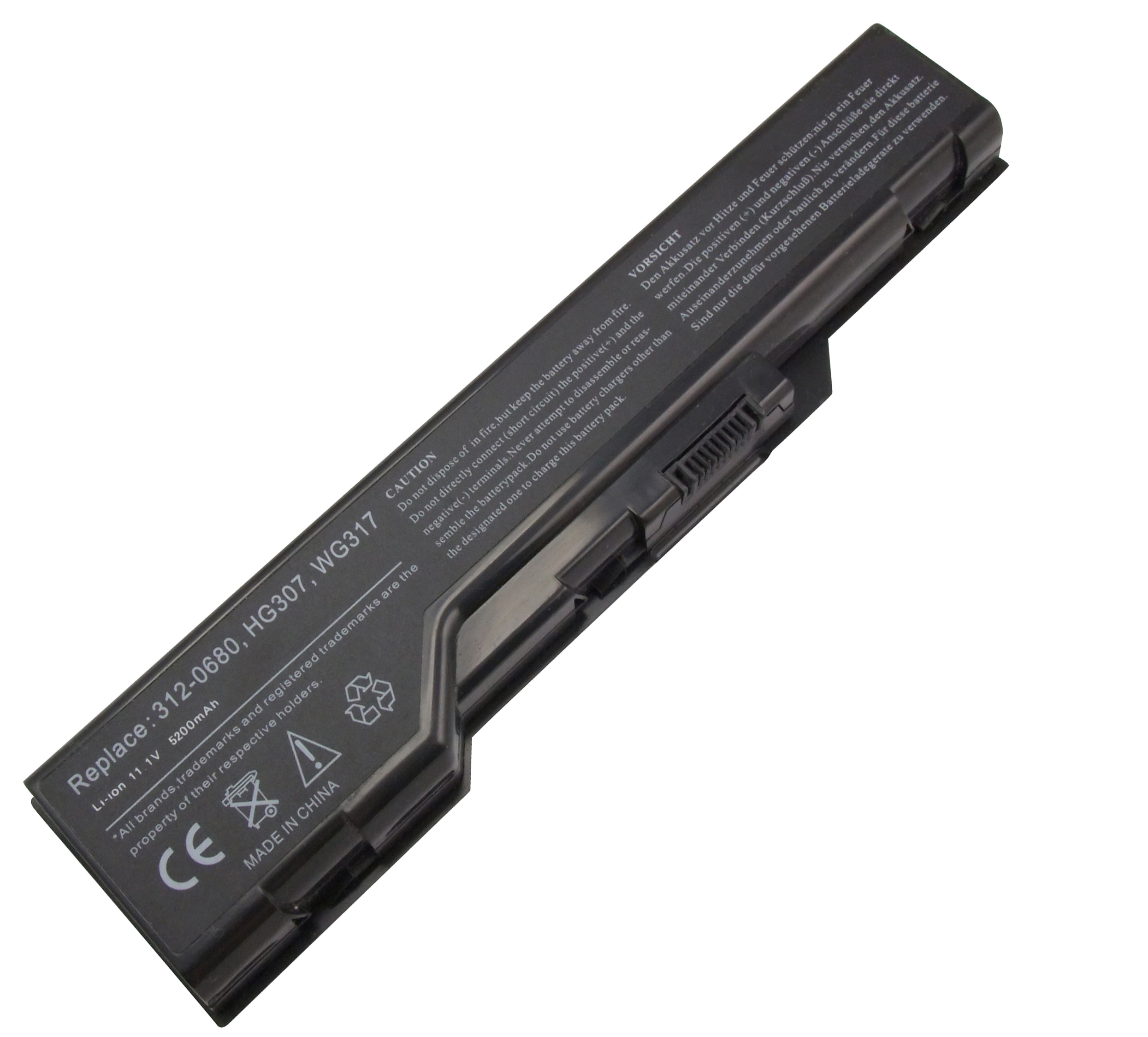 OEM Laptop Battery Replacement for  dell WG317