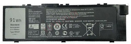 OEM Laptop Battery Replacement for  Dell Precision 15 7000 Series