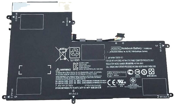 OEM Laptop Battery Replacement for  hp ElitePad 1000 G2 G4U78UA