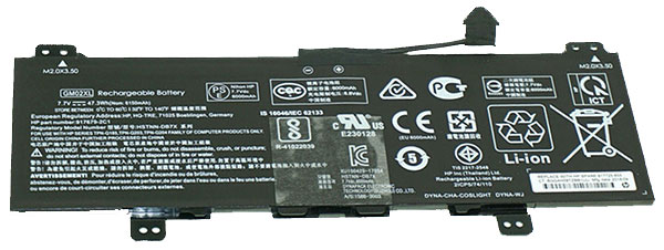 OEM Laptop Battery Replacement for  hp GM02047XL
