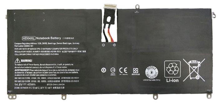 OEM Laptop Battery Replacement for  hp Ultrabook 13 2095ca