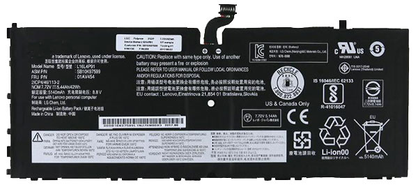 OEM Laptop Battery Replacement for  LENOVO L16L4P91