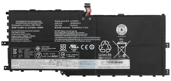 OEM Laptop Battery Replacement for  lenovo L17C4P71