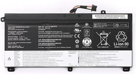 OEM Laptop Battery Replacement for  lenovo 45N1743