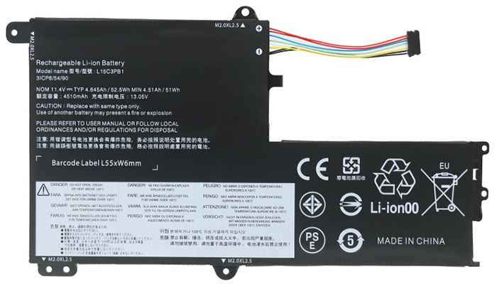OEM Laptop Battery Replacement for  LENOVO L15M3PB0
