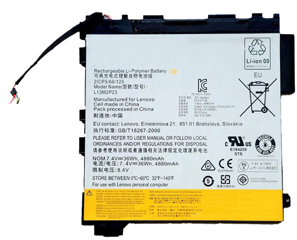 OEM Laptop Battery Replacement for  LENOVO 2ICP5/66/125