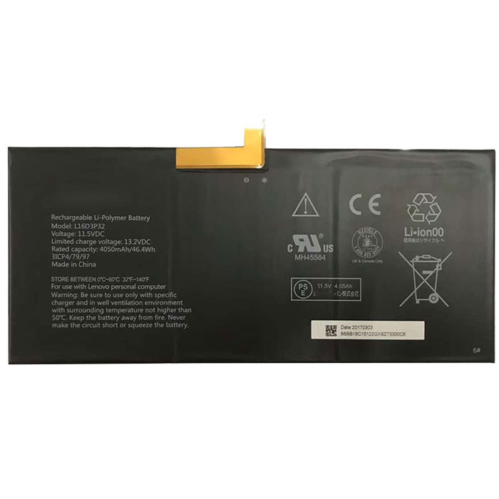 OEM Laptop Battery Replacement for  LENOVO L16D3P32
