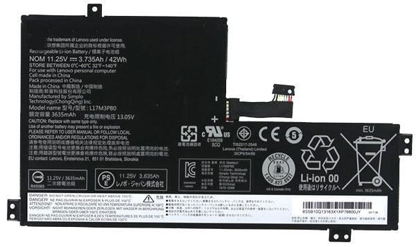 OEM Laptop Battery Replacement for  LENOVO L17M3PB0