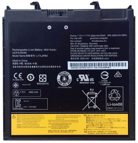 OEM Laptop Battery Replacement for  lenovo L17C2PB5