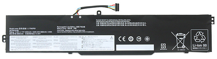 OEM Laptop Battery Replacement for  lenovo L17M3PB1