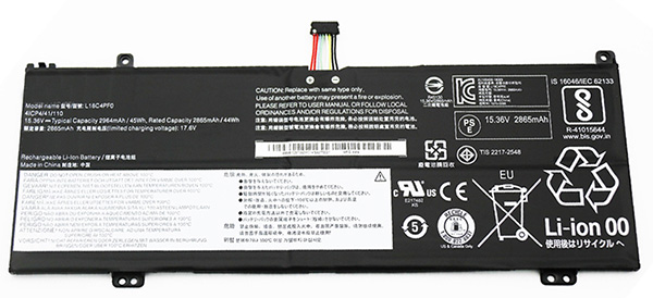 OEM Laptop Battery Replacement for  lenovo L18C4PF0