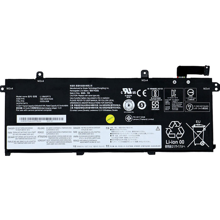 OEM Laptop Battery Replacement for  Lenovo 02DL008
