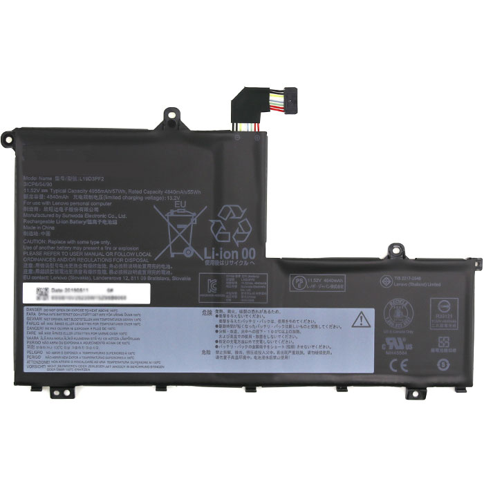 OEM Laptop Battery Replacement for  lenovo L19M3PF9
