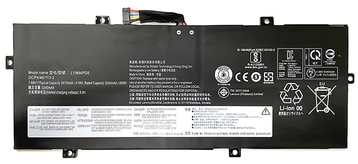 OEM Laptop Battery Replacement for  Lenovo L19M4PD8