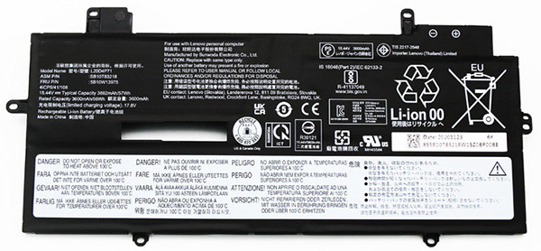 OEM Laptop Battery Replacement for  Lenovo ThinkPad X1 Carbon 9th Gen Type 20XX