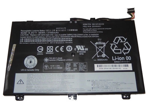 OEM Laptop Battery Replacement for  LENOVO 00HW000