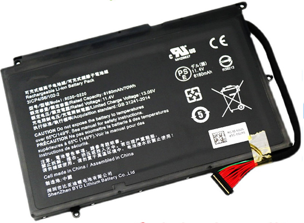 OEM Laptop Battery Replacement for  RAZER RZ09 03148W13 R3W1