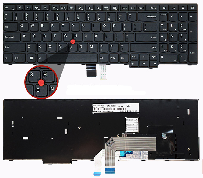 OEM Laptop Keyboard Replacement for  LENOVO ThinkPad E555 Series