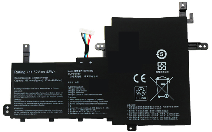 OEM Laptop Battery Replacement for  ASUS B31N1842