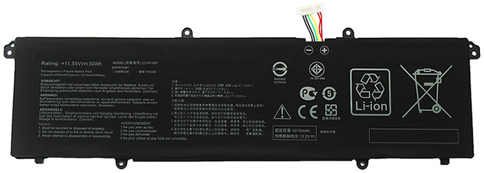 OEM Laptop Battery Replacement for  asus S533F
