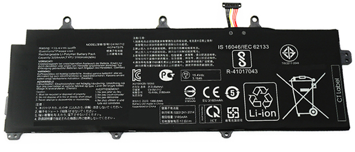 OEM Laptop Battery Replacement for  ASUS C41N1712