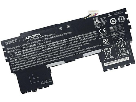 OEM Laptop Battery Replacement for  acer AP12E3K