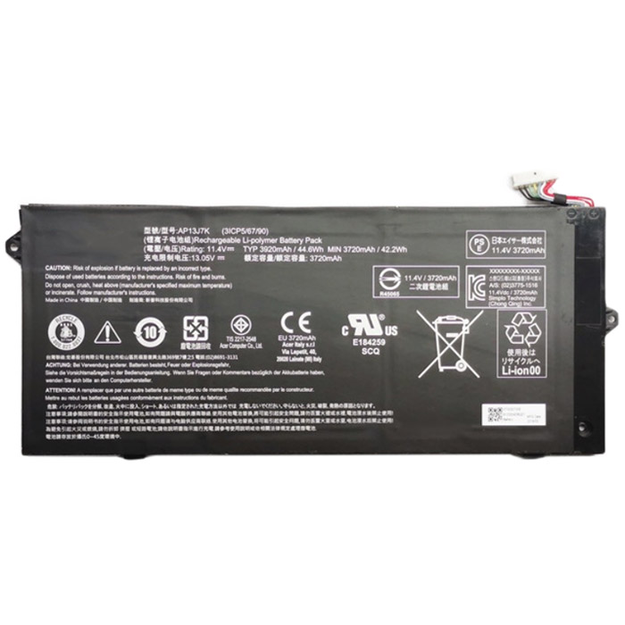 OEM Laptop Battery Replacement for  acer AP13J7K