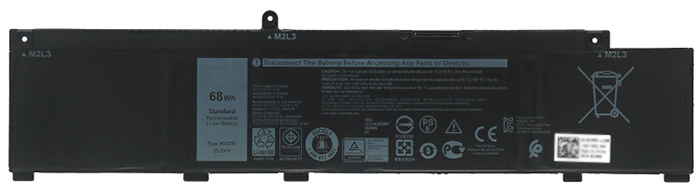 OEM Laptop Battery Replacement for  Dell 72WGV