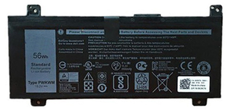 OEM Laptop Battery Replacement for  DELL PWKWM