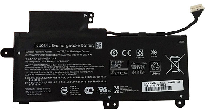 OEM Laptop Battery Replacement for  hp NU02XL