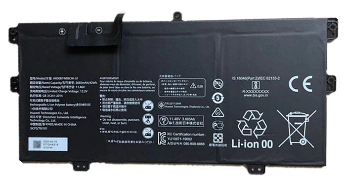 OEM Laptop Battery Replacement for  HUAWEI HB30B1W8ECW 31