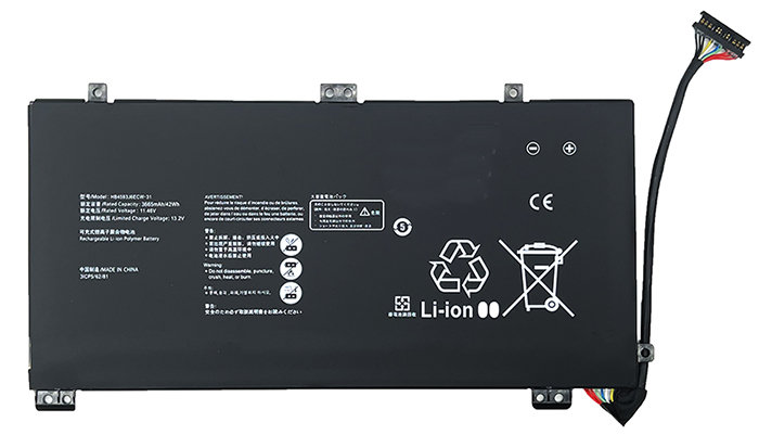 OEM Laptop Battery Replacement for  HUAWEI HB4593J6ECW 31