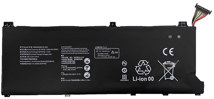 OEM Laptop Battery Replacement for  HUAWEI HB4692Z9ECW 22A