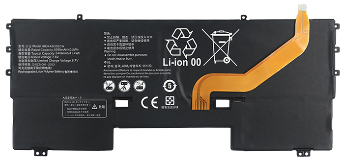 OEM Laptop Battery Replacement for  HUAWEI MateBook X WT W09