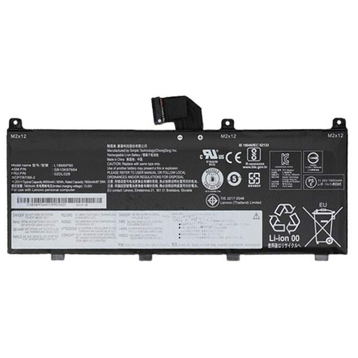 OEM Laptop Battery Replacement for  lenovo 02DL029