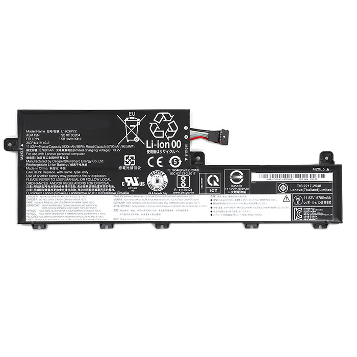 OEM Laptop Battery Replacement for  lenovo L19C6P72