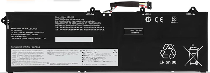 OEM Laptop Battery Replacement for  lenovo L21L4PD8