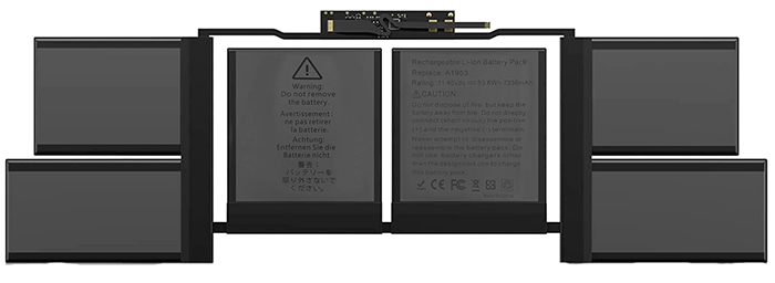 OEM Laptop Battery Replacement for  Apple MacBook Pro 15 A1990 2019 Year
