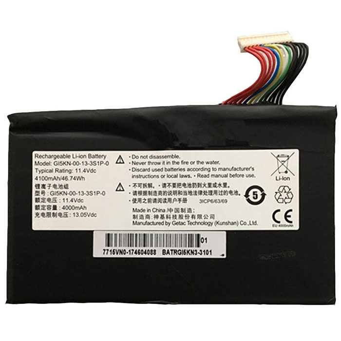 OEM Laptop Battery Replacement for  MACHENIKE GI5KN 00 13 3S1P 0