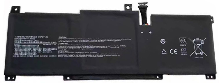OEM Laptop Battery Replacement for  msi BTY M49