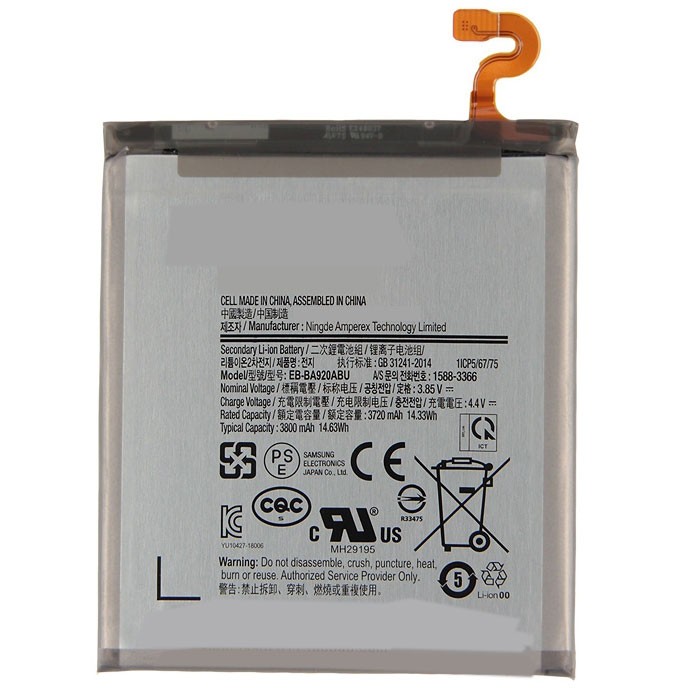 OEM Mobile Phone Battery Replacement for  SAMSUNG SM A920F/DS